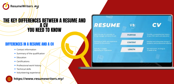 Differences Between A Resume And A CV